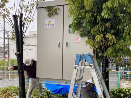 高圧受電設備（キュービクル）の老朽化に伴う更新工事｜近畿 工場・建屋工事・メンテンナンスセンター