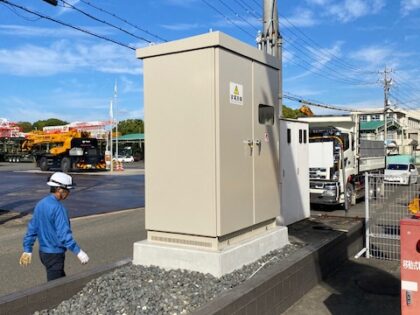 キュービクルの電源増設に伴う高圧受電設備工事｜近畿 工場・建屋工事・メンテンナンスセンター