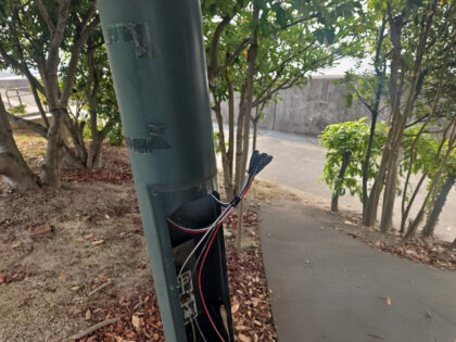 公園照明改修工事｜近畿 工場・建屋工事・メンテナンスセンター