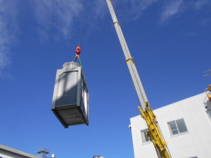 物流センター内の事務所用パッケージエアコン更新工事｜近畿 工場・建屋工事・メンテンナンスセンター