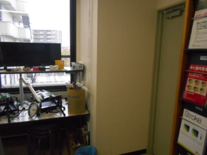 市立病院副院長室改修に伴う電灯スイッチ分岐工事｜近畿 工場・建屋工事・メンテンナンスセンター