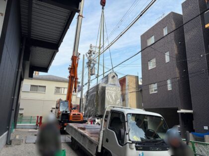 非常用発電機の新規設置工事｜近畿 工場・建屋工事・メンテンナンスセンター