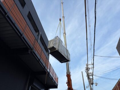 非常用発電機の新規設置工事｜近畿 工場・建屋工事・メンテンナンスセンター