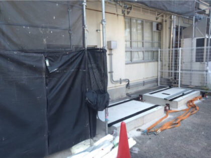市立中学校の空調設備設置工事｜業務用エアコン新設｜近畿 工場・建屋工事・メンテナンスセンター