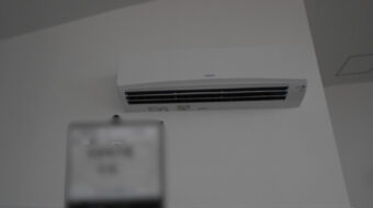 レストハウス空調設備更新工事｜冷媒配管真空乾燥・耐圧試験対応の業務用エアコン更新施工事｜近畿 工場・建屋工事・メンテンナンスセンター