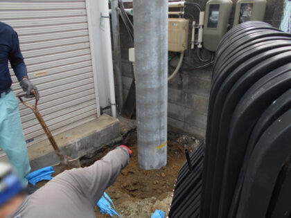 空調電源増設工事｜高圧受電設備（キュービクル）設置・電柱建柱による高圧引込施工事｜近畿 工場・建屋工事・メンテンナンスセンター