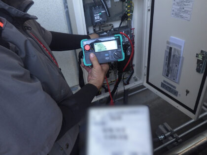 市立中学校の空調電源設備工事｜電源工事・トランス油処理・絶縁測定施工事｜近畿 工場・建屋工事・メンテンナンスセンター