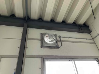 換気設備更新工事｜業務用換気設備更新による作業環境改善施工事｜近畿 工場・建屋工事・メンテンナンスセンター