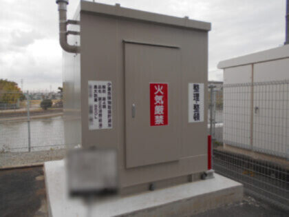 消防署の非常用発電機機能強化更新工事｜自家発電設備改造・付帯土木建築工事｜近畿 工場・建屋工事・メンテナンスセンター