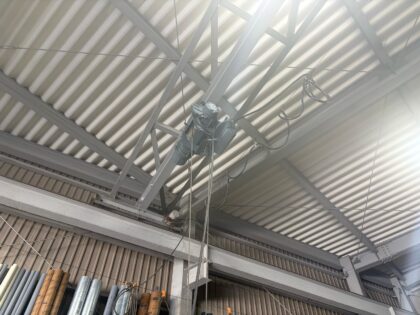 ホイストクレーン点検工事|工場向け設置工事・短納期対応の施工事例｜近畿 工場・建屋工事・メンテナンスセンター