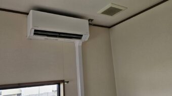 事務所のエアコン入替工事｜近畿 工場・建屋工事・メンテナンスセンター